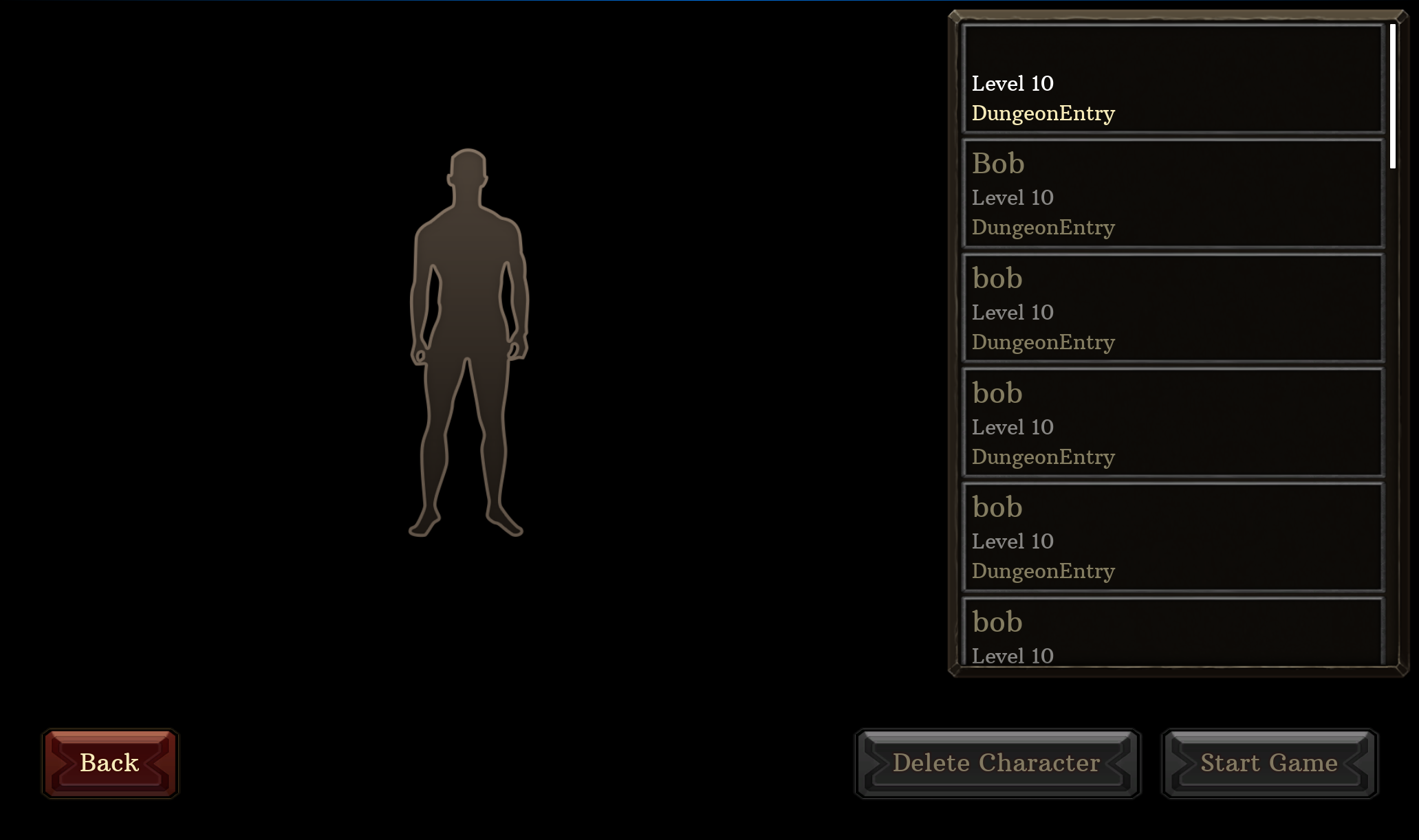 Main Menu