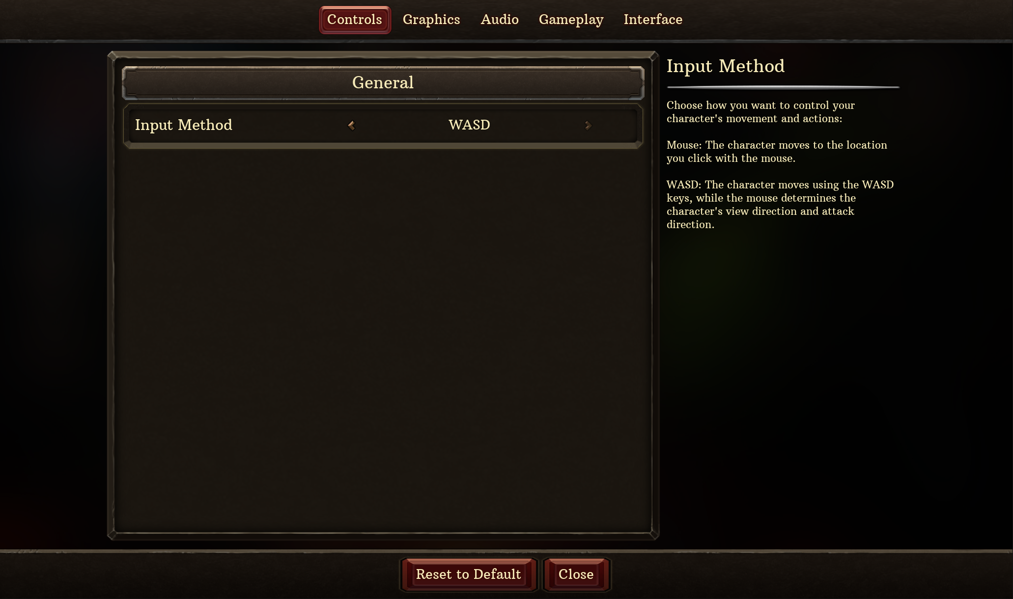 Main Menu